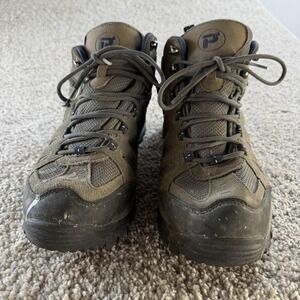 Propet Boots Mens Size 11 Brown Leather Combat Hiking Lace Up Ankle M3599